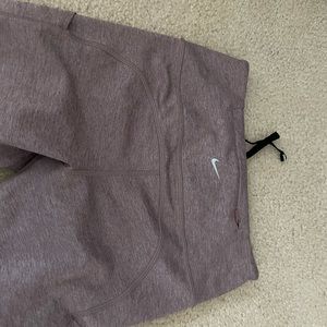 Nike running leggings, barely worn pretty pink color!